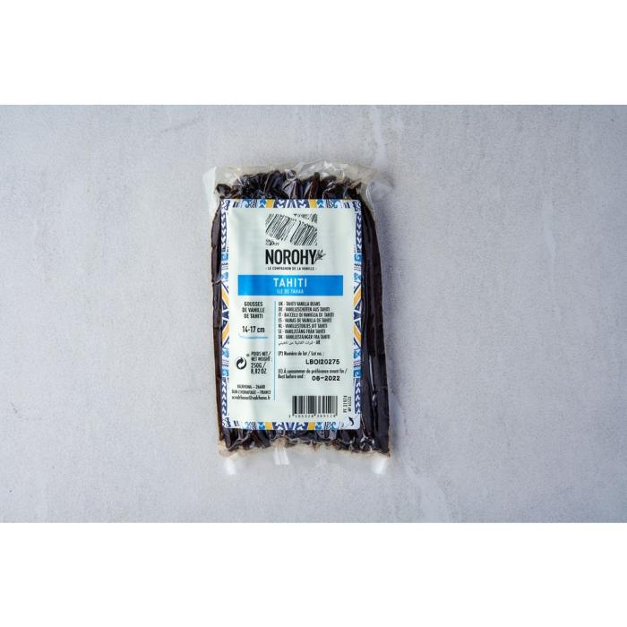 Gousses de vanille de Tahiti long. 14-17cm 250 g par Norohy